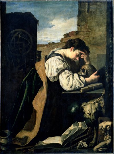 Melankoliaa tekijältä Domenico Fetti or Feti